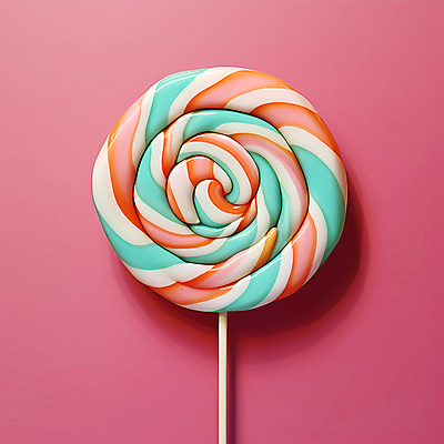 JPG 편집이미지 분홍색 막대사탕 사탕 사람없음 회오리 달콤 디지털합성 민트색 편집실사 AI포토 AI콘텐츠 컬러 디저트 맛 CG 파일형식
