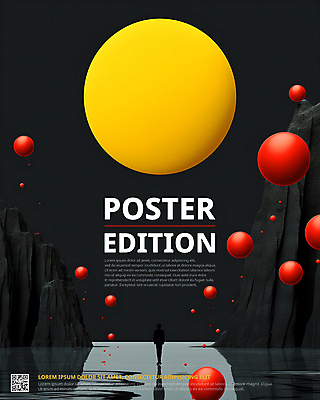 PSD 편집이미지 디자인 배너 실루엣 포스터 사람모양 사람없음 그래픽 검은색 원형 돌산 디지털합성 QR코드 목업 이미지편집 모양 도형 컬러 산 촬영기법 파일형식