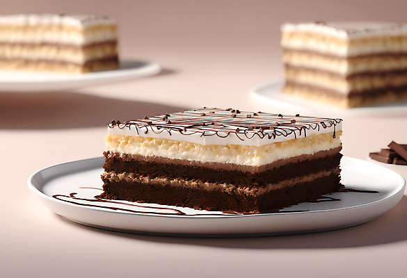 JPG 편집이미지 접시 디저트 사람없음 갈색 사각형 초콜릿 달콤 초코케이크 편집실사 AI포토 AI콘텐츠 도형 식기 음식 컬러 케이크 맛 CG 파일형식