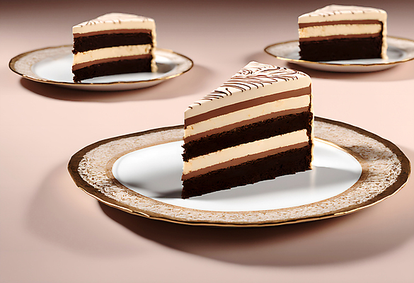 JPG 편집이미지 접시 디저트 사람없음 갈색 초콜릿 달콤 조각케이크 초코케이크 편집실사 AI포토 AI콘텐츠 식기 음식 컬러 케이크 맛 CG 파일형식