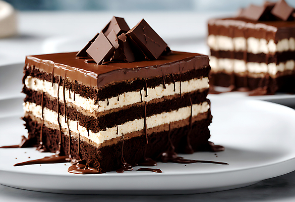 JPG 편집이미지 접시 디저트 사람없음 갈색 초콜릿 달콤 조각케이크 초코케이크 편집실사 AI포토 AI콘텐츠 식기 음식 컬러 케이크 맛 CG 파일형식