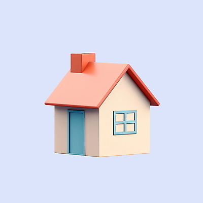 PSD 아이콘 부동산 주택 사람없음 쇼핑 3D아이콘 3D 디지털합성 오브젝트 마케팅 베이지색 컬러 건물 재산 파일형식