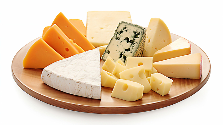 JPG 편집이미지 조각 치즈 사람없음 안주 디지털합성 나무도마 편집실사 AI포토 AI콘텐츠 유제품 도마 목재 CG 파일형식