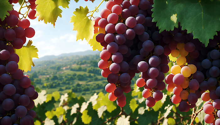 JPG 주간 편집이미지 포도 사람없음 야외 디지털합성 포도밭 포도나무 포도잎 와이너리 편집실사 AI포토 AI콘텐츠 자연요소 잎 밭 과일 과일나무 CG 양조장 파일형식