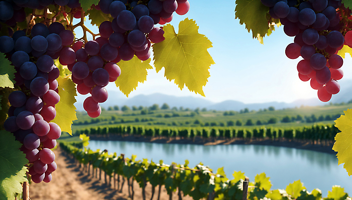 JPG 주간 편집이미지 포도 사람없음 야외 디지털합성 포도밭 포도나무 포도잎 와이너리 편집실사 AI포토 AI콘텐츠 자연요소 잎 밭 과일 과일나무 CG 양조장 파일형식