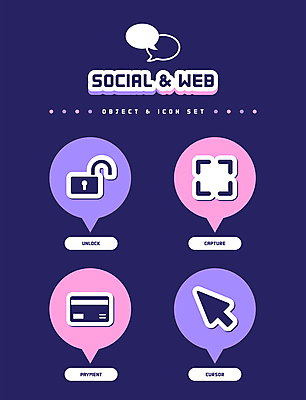 아이콘 화살표 말풍선 자물쇠 사람없음 웹 자유 신용카드 오브젝트 잠금 결제 커서 소셜 소셜네트워크 2D아이콘 AI파일 컨셉 인터넷 금융 보안 파일형식 벡터