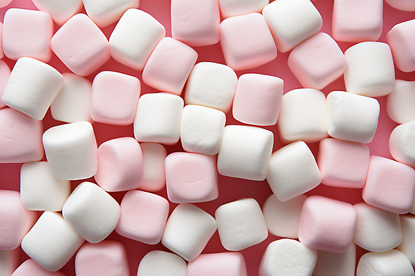 JPG 편집이미지 분홍색 사람없음 가득함 마시멜로우 편집실사 AI포토 AI콘텐츠 컬러 디저트 CG 파일형식