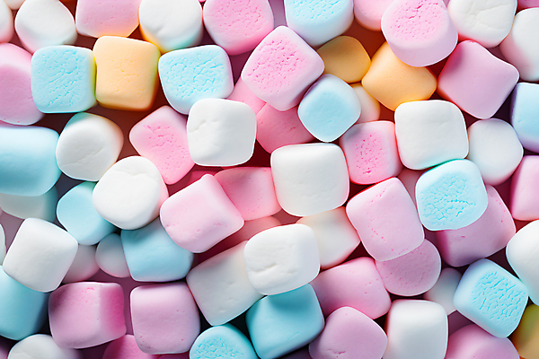 JPG 편집이미지 사람없음 컬러풀 가득함 마시멜로우 편집실사 AI포토 AI콘텐츠 컬러 디저트 CG 파일형식