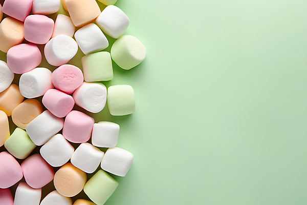 JPG 편집이미지 사람없음 컬러풀 마시멜로우 카피스페이스 편집실사 AI포토 AI콘텐츠 컬러 디저트 공백 CG 파일형식