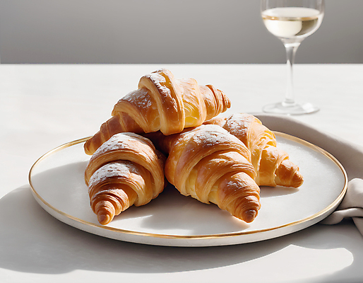 JPG 편집이미지 빵 와인잔 사람없음 크루아상 유리그릇 편집실사 AI포토 AI콘텐츠 그릇 음식 술잔 유리 CG 파일형식