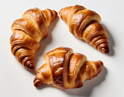 JPG 편집이미지 사람없음 흰색 크루아상 편집실사 AI포토 AI콘텐츠 빵 컬러 CG 파일형식