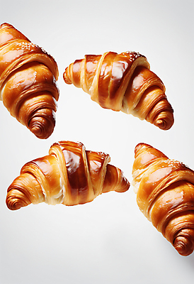 JPG 편집이미지 사람없음 크루아상 편집실사 AI포토 AI콘텐츠 빵 CG 파일형식