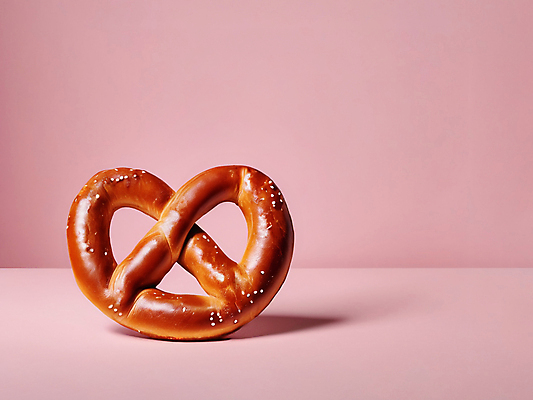 JPG 편집이미지 음식 빵 분홍색 사람없음 디지털합성 브레첼 편집소스 편집실사 AI포토 AI콘텐츠 컬러 디저트 CG 파일형식