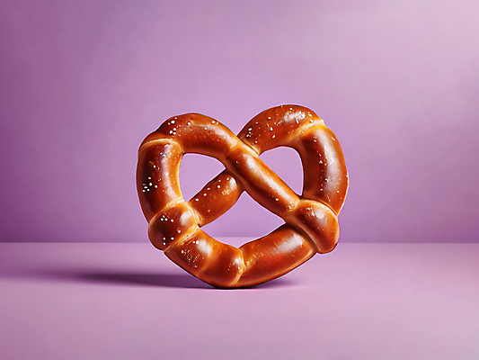 JPG 편집이미지 음식 빵 사람없음 보라색 디지털합성 브레첼 편집소스 편집실사 AI포토 AI콘텐츠 컬러 디저트 CG 파일형식