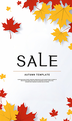 PSD 편집이미지 디자인 배너 단풍 낙엽 프레임 이벤트 사람없음 쇼핑 세일 가을 카피스페이스 이미지편집 계절 잎 공백 파일형식