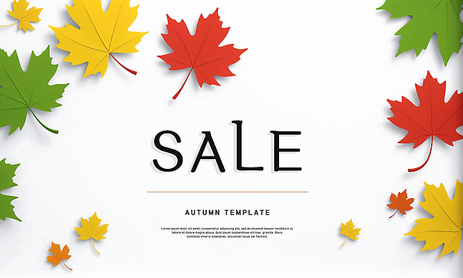 PSD 편집이미지 디자인 배너 단풍 낙엽 프레임 이벤트 사람없음 쇼핑 세일 가을 카피스페이스 이미지편집 계절 잎 공백 파일형식