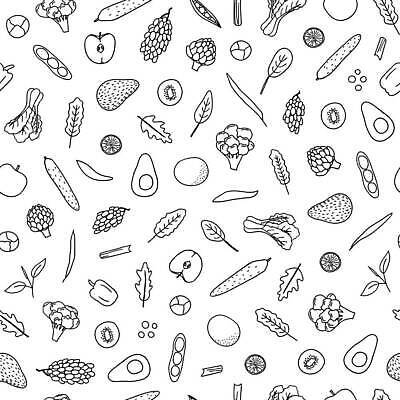 EPS 해외이미지 디자인 음식 컬러 조각 백그라운드 패턴 다이어트 채소 과일 일러스트 재료 포도 오이 건강 키위 요리 초록색 여름 식당 수확 종 흰색 시장 차 사과 상품 인쇄 브로콜리 완두콩 날것 손그림 라임 패키지 후추 시금치 아보카도 루꼴라 아티초크 엘리먼트 채식주의자 케일 벡터 비건 해외202309 해외일러스트 계절 음료 무늬 농업 콩 상점 향신료 채식 파일형식