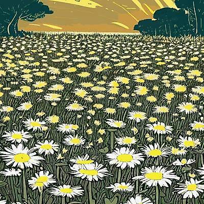 EPS 해외이미지 디자인 꽃 컬러 백그라운드 컨셉 잎 꽃무늬 패턴 밭 일러스트 봄꽃 자연 하늘 부활절 미술 잔디 아웃포커스 초록색 파란색 빛 컬러풀 태양 뷰티 맑음 봄 흰색 신선 닫기 질감 데이지 보케 내추럴 블러 캐모마일 벡터 깜빡이다 해외202309 해외일러스트 자연요소 식물 계절 기념일 무늬 농업 모션 날씨 문화예술 촬영기법 허브 생태계 파일형식