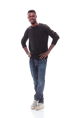 포토 JPG 해외이미지 전신 모델 1 라이프스타일 헤어스타일 옷 남자 백그라운드 신발 생각 광고판 실내 한명 서기 사람 성인 뷰티 유행 검은색 재킷 흰색 청바지 자신감 우아함 시원함 가죽 스마트 옷입기 고립 스타일 해외202309 해외포토 감정 컬러 컨셉 바지 모션 알림판 내부 생활 외투 판 파일형식