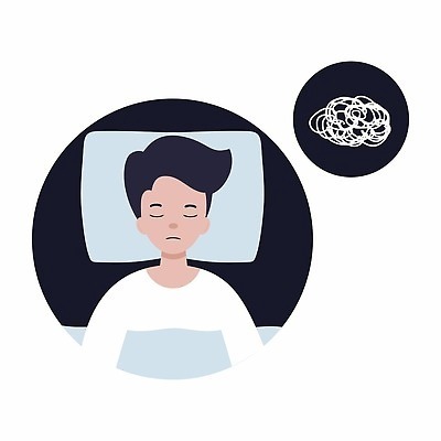 EPS 해외이미지 캐릭터 라이프스타일 디자인 남자 얼굴 일러스트 건강 사람 그래픽 꿈 침대 잠 플랫 만화 영웅 벡터 해외202309 해외일러스트 일러캐릭터 가구 생활 신체부위 파일형식