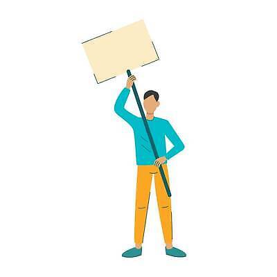 EPS 해외이미지 템플릿 배너 남자 포스터 이동 일러스트 통신 거리 사람 자유 변화 민주주의 싱글 커뮤니티 공정 소셜 스트라이크 슬로건 운동가 정치 참여 항의 벡터 비어있는 해외202309 해외일러스트 컨셉 파일형식