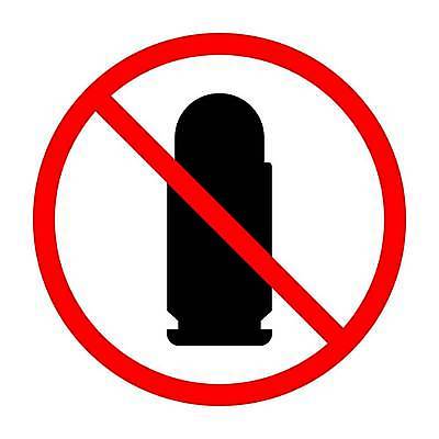 EPS 해외이미지 일러스트 경고 사람없음 픽토그램 금지 심볼 총알 해외202309 해외일러스트 무기 파일형식 벡터