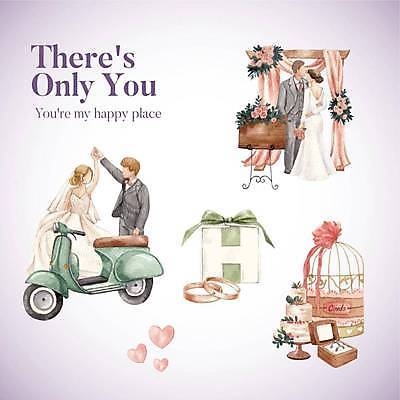 EPS 해외이미지 전신 여자 남자 부케 일러스트 결혼식 여러명 성인 선물상자 손잡기 스쿠터 하트 결혼반지 신랑신부 성인만 해외202309 해외일러스트 모양 신부_웨딩 꽃다발 다수 신랑 결혼 모션 선물 사람 상자 오토바이 반지 파일형식 벡터