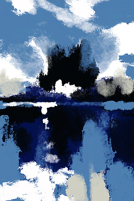 JPG 해외이미지 바다 백그라운드 일러스트 하늘 사람없음 물 반사 분위기 낙서 해외202309 해외일러스트 자연요소 컨셉 파일형식