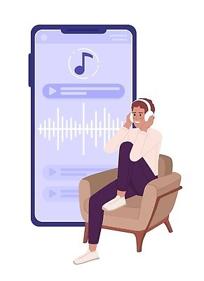 EPS 해외이미지 편집 남자 음악 이어폰 백그라운드 컨셉 스티커 일러스트 모바일 추상 미술 사람 성인 취미 스마트폰 핸드폰 갈색 디지털 헤드폰 듣기 점 어플리케이션 오디오 애니메이션 히스패닉 온라인 고립 엘리먼트 벡터 해외202309 해외일러스트 컬러 음향기기 무늬 모션 문화예술 전자제품 스마트기기 파일형식