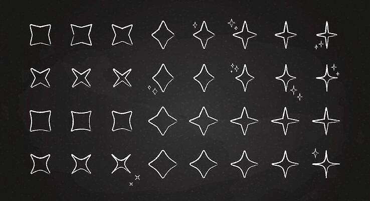 EPS 해외이미지 모양 디자인 별 선 크리스마스 일러스트 학교 추상 휴가 그래픽 장식 빛 반짝임 세트 검은색 칠판 광선 흰색 그룹 플랫 야간 만화 수집 심볼 분필 크레파스 마법 파열 노려봄 고립 엘리먼트 스타일 더스트파티클 벡터 효과 깜빡이다 해외202309 해외일러스트 자연요소 교육 기념일 컬러 무늬 모션 학용품 표정 초크 파일형식