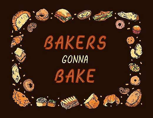 EPS 해외이미지 디자인 문장 빵 조각 스티커 일러스트 프레임 덴마크 옥수수 세트 컬러풀 갈색 쿠키 초콜릿 빵집 덮개 인사 신용카드 메시지 도넛 인쇄 스케치 컵케이크 굽기 수집 준비 손그림 머핀 장인 속담 엘리먼트 제빵사 패기 페스츄리 항목 레터링 해외202309 해외일러스트 직업 문자 음식 컬러 컨셉 디저트 곡류 북유럽 미술 금융 케이크 상점 뚜껑 예절 자신감 구이 파일형식 벡터