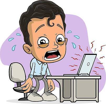 EPS 해외이미지 캐릭터 남자 얼굴 일러스트 탁자 사람 소년 노트북 컬러풀 사무실 머리 공책 외침 흰색 표현 업무 입 만화 눈물 입술 코 문제 층 애니메이션 고립 오류 스타일 벡터 해외202309 해외일러스트 일러캐릭터 감정 어린이 컬러 가구 비즈니스 문구용품 신체부위 전자제품 소리 작업 파일형식