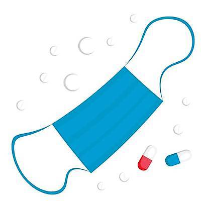 EPS 해외이미지 디자인 백그라운드 일러스트 모바일 건강 가면 책 알약 공책 어플리케이션 질병 정사각형 엘리먼트 전염병 치유 해외202309 해외일러스트 도형 의학 문구용품 약 파일형식 벡터