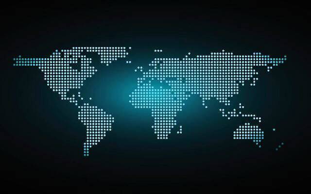 EPS 해외이미지 디자인 유럽 지구 과학 여행 백그라운드 컨셉 지도 인터넷 일러스트 비즈니스 통신 표면 추상 미래 경사 그래픽 파란색 세계 글로벌 지구본 3D 우주 디지털 검은색 미국 어둠 행성 점 원형 네트워크 연결 사이버 대륙 소셜 여의주 지리 벡터 해외202309 해외일러스트 도형 나라 컬러 북아메리카 무늬 디지털합성 파일형식