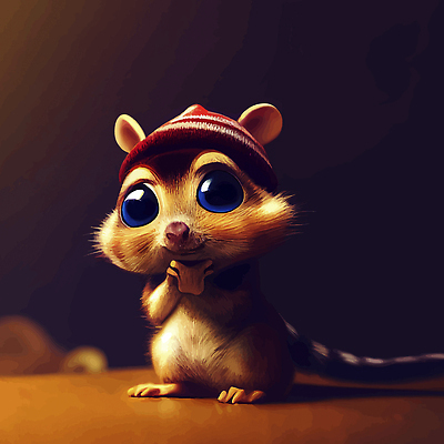 JPG 해외이미지 동물캐릭터 일러스트 사람없음 반려동물 만화 다람쥐 해외202309 해외일러스트 일러캐릭터 동물 캐릭터 설치류 파일형식