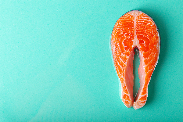 포토 JPG 해외이미지 사람없음 하이앵글 신선 민트색 연어스테이크 연어요리 해외202309 해외포토 음식 뷰포인트 컬러 스테이크 연어 파일형식