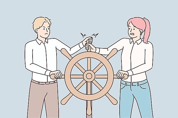 EPS 해외이미지 여자 남자 일러스트 한명 상반신 성인 두명 키_배핸들 싸움 성인여자한명만 성인만 해외일러스트 1 모션 사람 핸들 여자한명만 성인여자만 파일형식 벡터