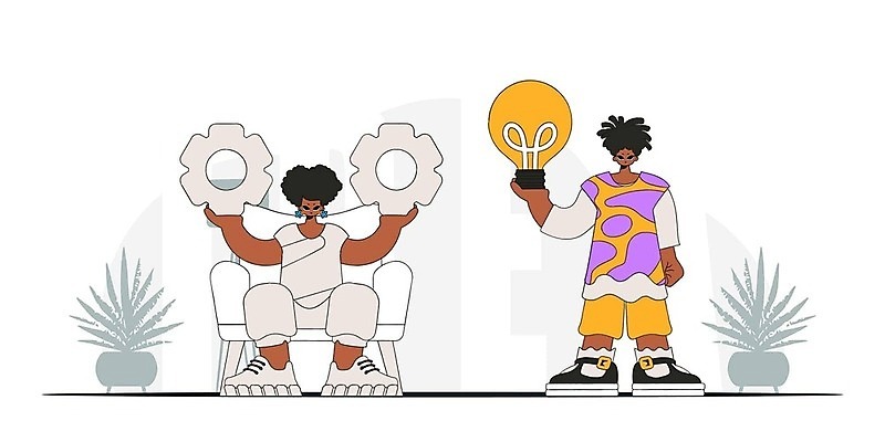 EPS 해외이미지 교육 컨셉 생각 일러스트 통신 성공 협력 창조 대화 학습 화목 공연 성장 그룹 토론 비전 나눔 해결 혁명 발명 시너지 업그레이드 지능 효율 콜라보레이션 브레인스토밍 해외202309 해외일러스트 말하기 이벤트 파일형식 벡터