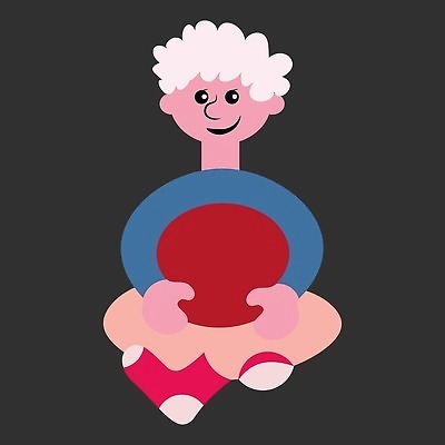 EPS 해외이미지 디자인 남자 어린이 백그라운드 십자가 일러스트 앉기 소년 내부 책 공책 땅 그림 정사각형 엘리먼트 항목 아바타 해외202309 해외일러스트 도형 모션 문구용품 사람 파일형식 벡터