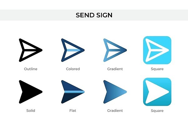 EPS 해외이미지 선 사람없음 파란색 세트 다양 면 심볼 종이비행기 심플 전송 해외202309 컬러 다수 종이접기 파일형식 벡터