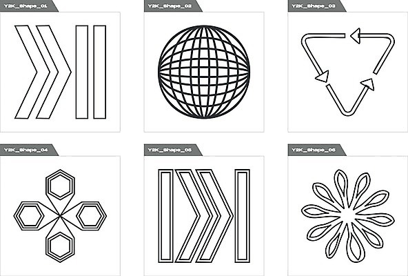 EPS 해외이미지 디자인 화살표 일러스트 추상 사람없음 그래픽 세트 검은색 원형 라인아트 순환 회전 기하학 역삼각형 반복 해외202309 해외일러스트 도형 선 컬러 무늬 모션 삼각형 파일형식 벡터