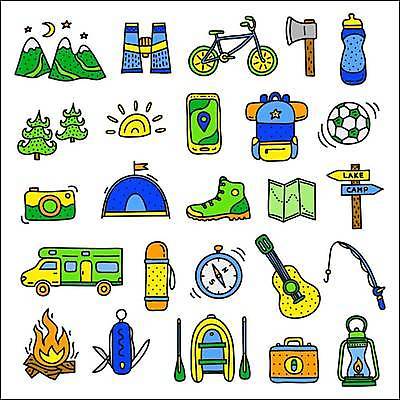 EPS 해외이미지 디자인 배너 어린이 여행 백그라운드 지도 일러스트 배낭 자동차 자연 휴가 산 부츠 텐트 야외 태양 자전거 유치원 쌍안경 캠핑 하이킹 장비 흰색 기타 등불 표지판 낙서 숲 나침반 모닥불 만화 윤곽 손그림 도끼 전나무 고립 벡터 해외202309 해외일러스트 자연요소 나무 교육 육상교통 컬러 신발 가방 불 현악기 레저 조명 알림판 캠핑도구 사람 바이크 망원경 생태계 파일형식