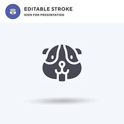 EPS 해외이미지 일러스트 그림자 타이포그라피 사람없음 기니피그 해외202309 해외일러스트 문자 포유류 파일형식 벡터