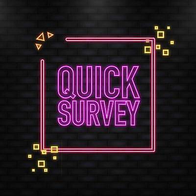 EPS 해외이미지 일러스트 프레임 타이포그라피 사람없음 사각형 네온 설문조사 해외202309 해외일러스트 도형 문자 파일형식 벡터