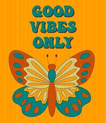 EPS 해외이미지 영어 포스터 나비 일러스트 타이포그라피 사람없음 주황색 질감 복고 키치 Y2K 해외202309 해외일러스트 문자 컬러 곤충 컨셉 파일형식 벡터