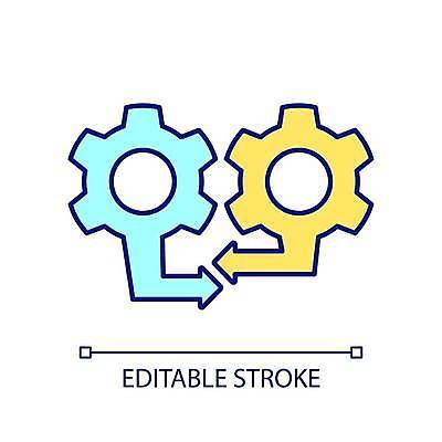 EPS 해외이미지 클립아트 편집 디자인 선 컬러 컨셉 일러스트 협력 화살 미술 픽토그램 웹 작업 수술 플랫 계획 연결 결합 만화 심볼 톱니바퀴 윤곽 시스템 획득 동맹 순서 진행 개선 고립 방법 시너지 얇은 엘리먼트 타격 활자 벡터 해외202309 해외일러스트 인터넷 모션 문화예술 활자판 파일형식 인쇄판 인쇄
