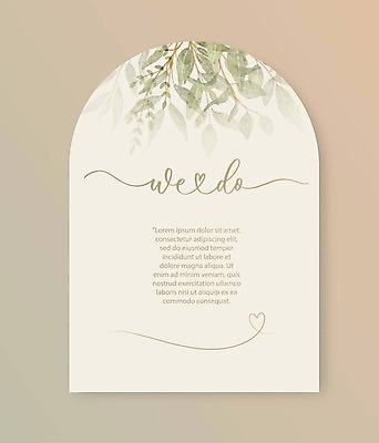 EPS 해외이미지 결혼 잎 일러스트 프레임 사람없음 세트 축하 분위기 감성 베이지색 카피스페이스 해외202309 해외일러스트 식물 컬러 컨셉 이벤트 공백 파일형식 벡터