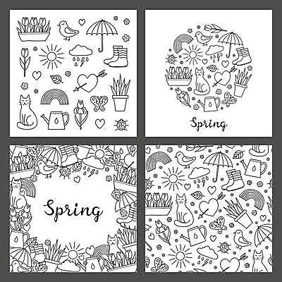 EPS 해외이미지 식물 동물 구름 디자인 배너 계절 꽃 포스터 어린이 나비 곤충 무지개 잎 꽃무늬 일러스트 우산 자연 조류 날씨 부츠 사랑 태양 새싹 검은색 고양이 치킨 봄 튤립 달력 벚꽃 신용카드 캔 낙서 냄비 예측 윤곽 무당벌레 손그림 붓꽃 물뿌리기 레터링 벡터 해외202309 해외일러스트 자연요소 감정 컬러 신발 컨셉 무늬 포유류 모션 사람 금융 반려동물 솥 생태계 닭고기요리 파일형식