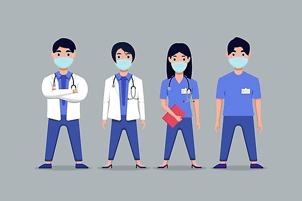 EPS 해외이미지 여자 남자 얼굴 백그라운드 컨셉 일러스트 건강 병원 가면 마스크 사람 성인 치료 파란색 세트 약 간호사 의사 그룹 바이러스 만화 컨설턴트 감사 싸움 외과 고립 돌봄 인원 지원 헬프 코로나바이러스 해외202309 해외일러스트 감정 컬러 의학 모션 신체부위 의료진 도움 전문직 상담 파일형식 벡터