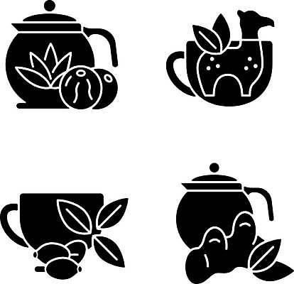 EPS 해외이미지 클립아트 디자인 꽃 실루엣 음료 컨셉 일러스트 컵 세트 픽토그램 검은색 웹 중국 어둠 카페 머그컵 마시기 뜨거움 플랫 차 약초 찻잔 수집 허브 가득함 심볼 만들기 심플 팩 생강 내추럴 고립 고체 상형문자 실리콘 엘리먼트 투입 항목 활자 벡터 해외202309 해외일러스트 식물 문자 식기 아시아 컬러 인터넷 채소 모션 잔 촬영기법 상점 화장품 풀_식물 활자판 파일형식
